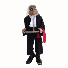 Halloween Decoration Electric Horror Props Standing Butler